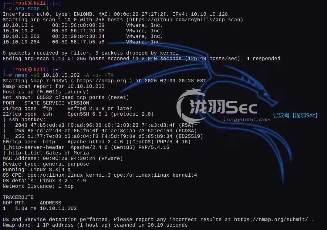 Vulnhub靶机Moria1.1-泷羽Sec