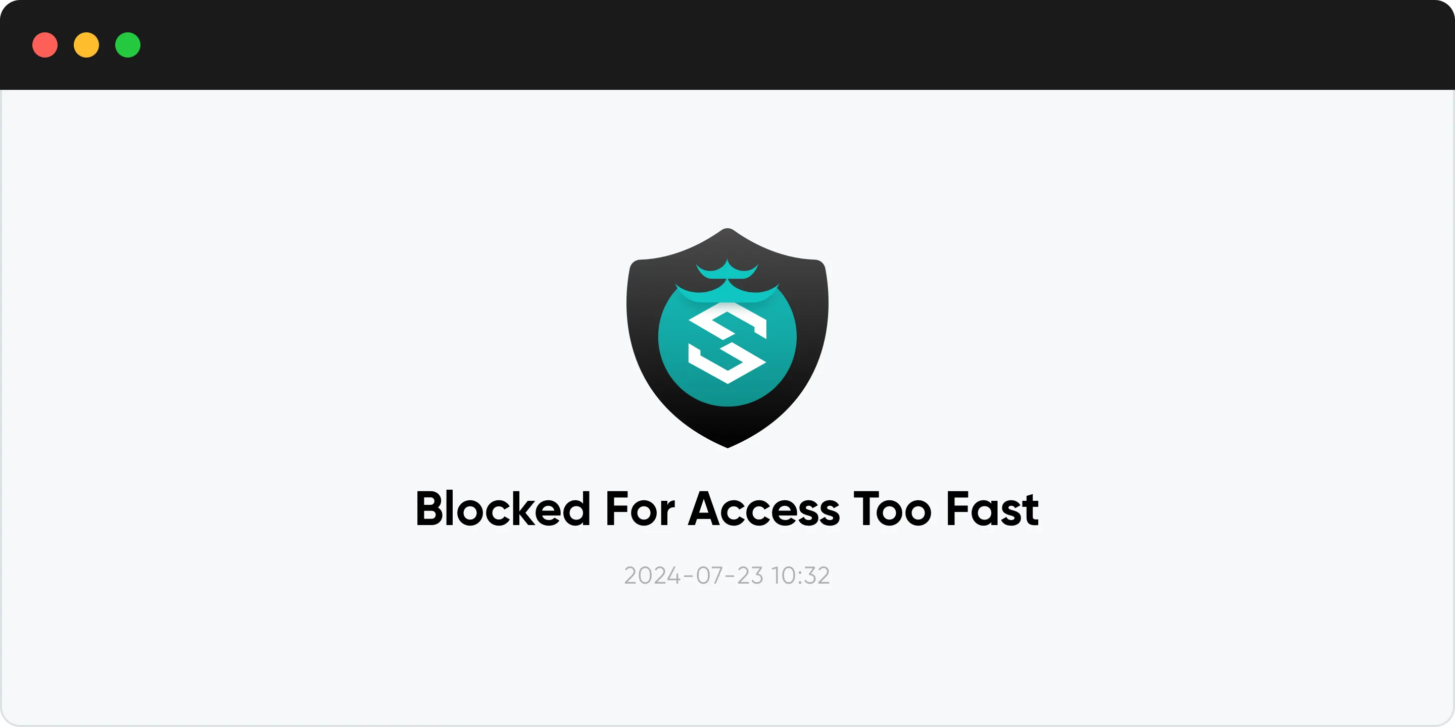 访问频率限制阻断页 访问频率限制阻断页