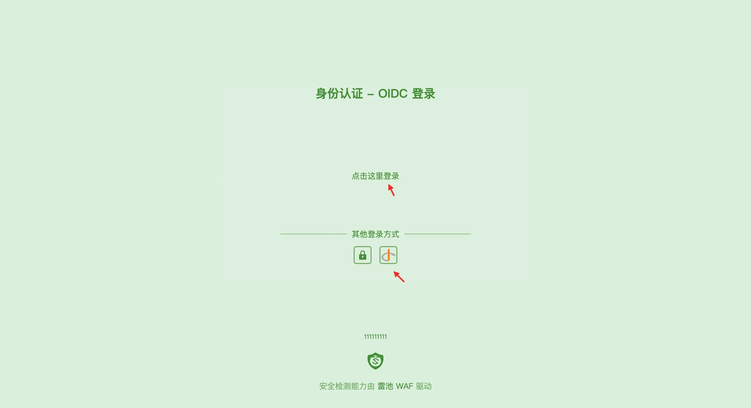 OIDC 认证配置 OIDC 认证配置