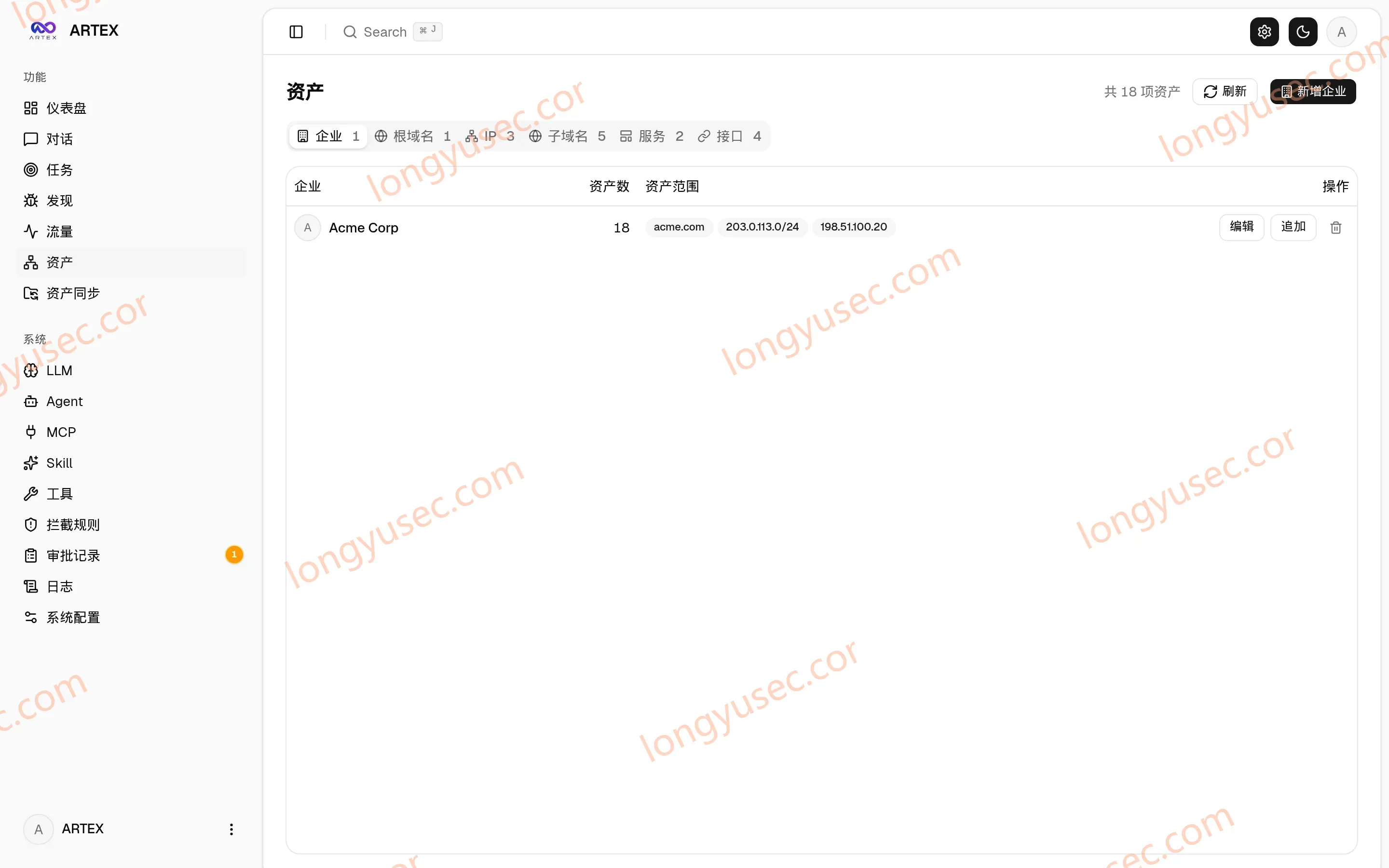 ARTEX 资产管理