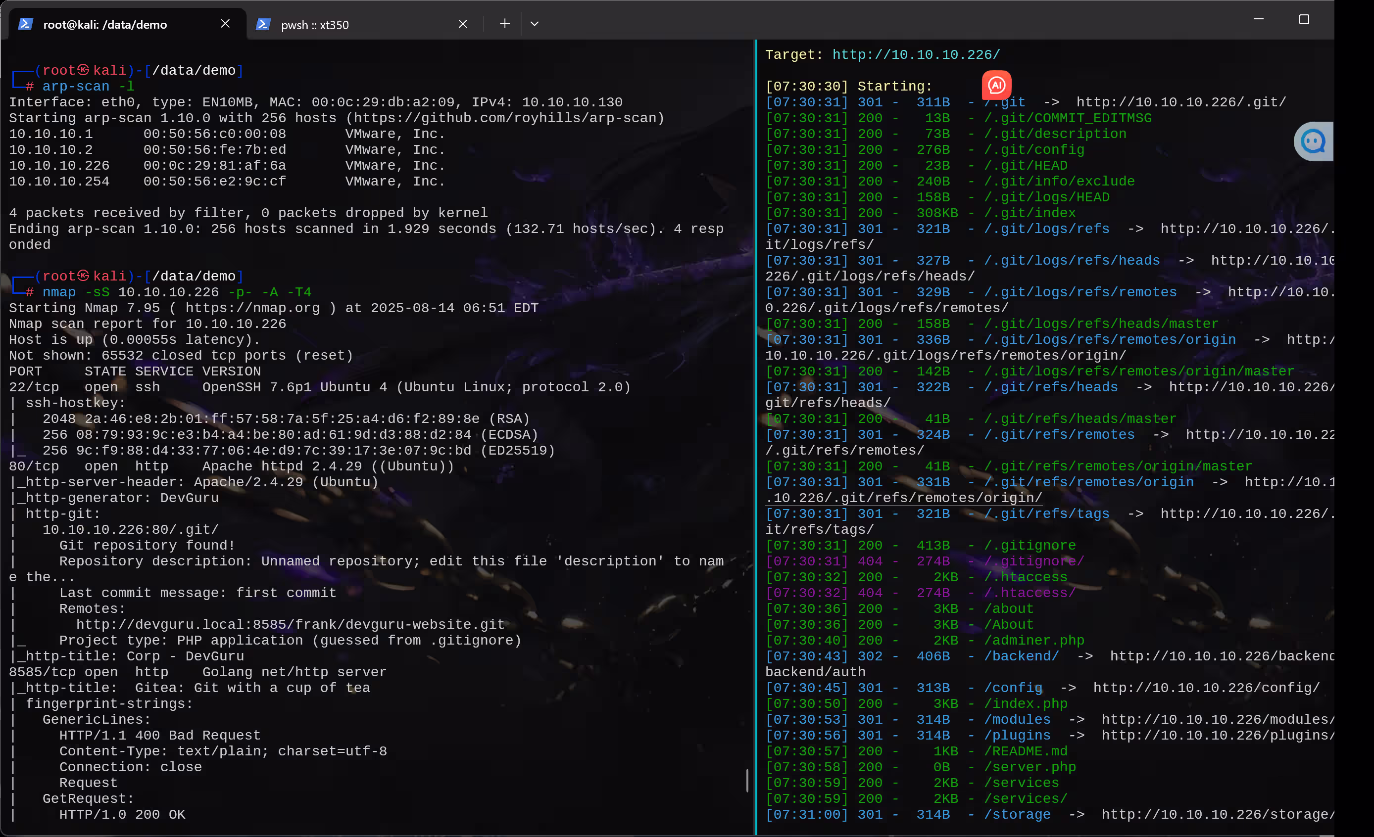 Devguru-vulnhub靶机渗透，oscp之路-泷羽Sec